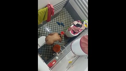 Voyeur Indian Shower Filmed By Hidden Camera
